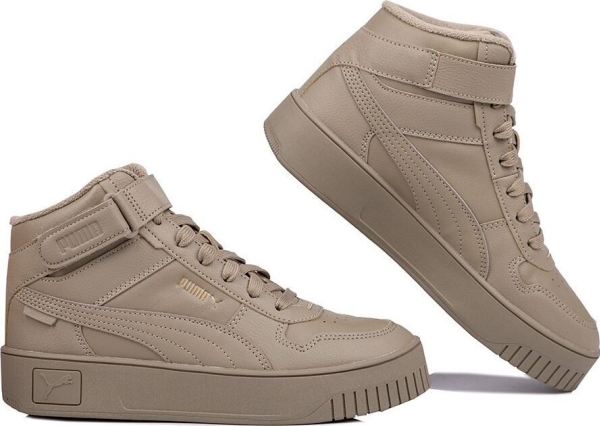 Puma Damskor Carina Street Mid Wtr Beige 398050 03 38,5