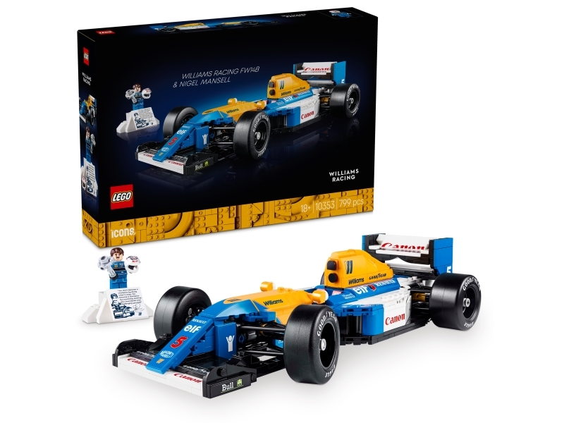 LEGO Icons 10353 Williams Racing FW14B & Nigel Mansell | LEGO® - LEGO® teman D-I - LEGO-ikoner | GameStuff
