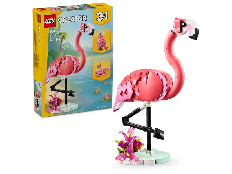 LEGO Creator 31170 Vilda djur: Rosa flamingo | LEGO® - LEGO® Themes A-C - LEGO Creator 3-i-1 | GameStuff