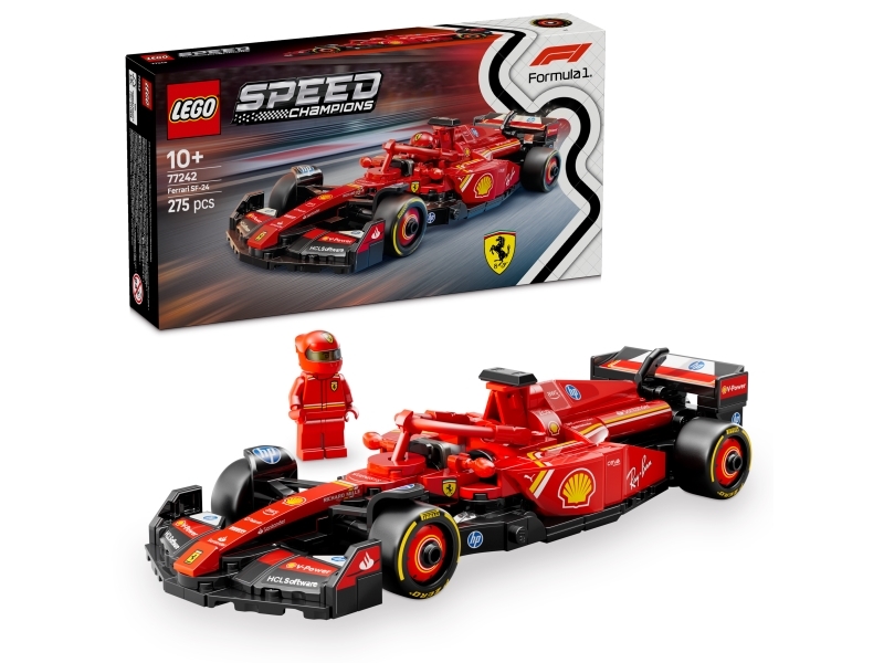LEGO Speed Champions 77242 Ferrari SF-24 F1 racerbil | LEGO® - LEGO Intressen - Fordon | GameStuff