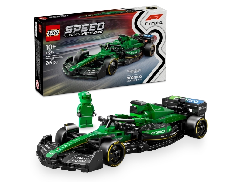 LEGO Speed Champions 77245 Aston Martin Aramco F1 AMR24 racerbil | LEGO® - LEGO Intressen - Fordon | GameStuff