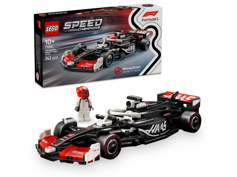 LEGO Speed Champions 77250 MoneyGram Haas F1 Team VF-24 racerbil | LEGO® - LEGO Intressen - Fordon | GameStuff