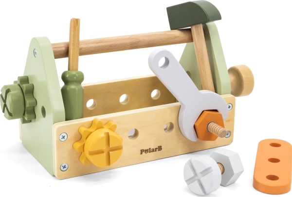 Viga Toys VIGA PolarB verktygslåda i trä