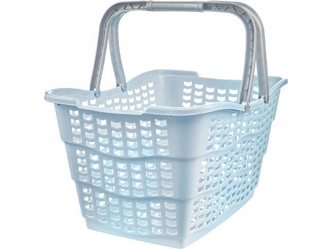 Keeeper Indkøbskurv "Alma", Pp, 15 Liter, Nordic-Blue Med Praktiske Håndtag, Mål: (B)400 X (D)290 X (H)225 Mm - 1 Stk (10878680000)