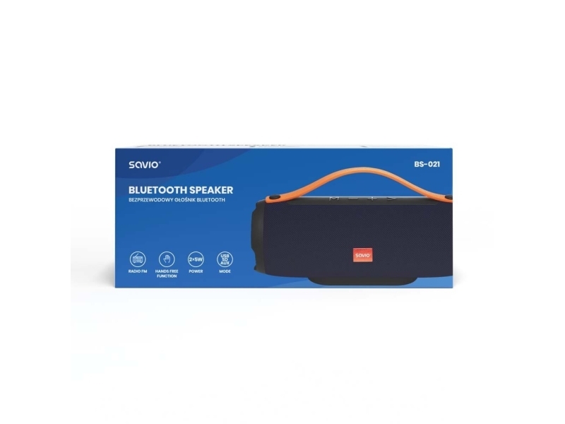 Savio Bs-021, 10 W, 5 W, 120 - 20000 Hz, 3 Ohm (O), Kabellos, 10 M