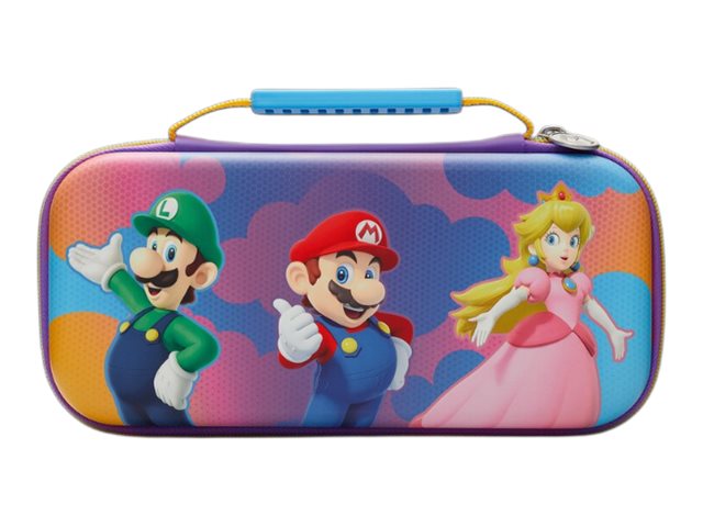 Powera Nscs0302-01, Hartschalenkoffer, Nintendo, Mehrfarbig, Netz, Gummi, Nintendo Switch, Nintendo Switch Lite, Nintendo Switch Oled, Reißverschluss