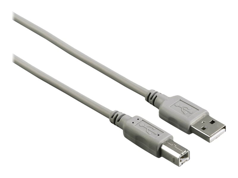 Hama 00200900, 1,5 M, Usb A, Usb B, Usb 2.0, 480 Mbit/S, Grå