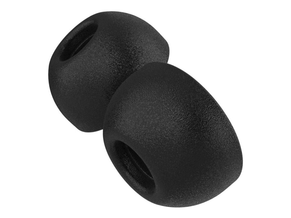 Fixed Plugs Pro - Ørepropper Sæt For Trådløse Hovedtelefoner - Sort - For Apple Airpods