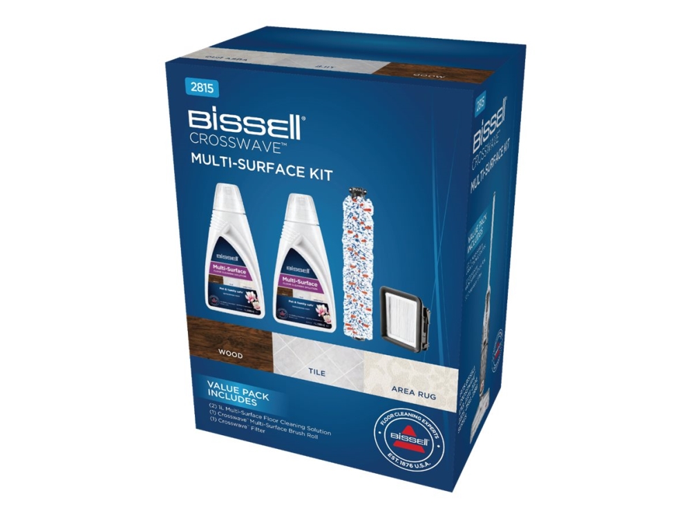 Bissell Bissell Cleaning Value Pack Multisurface - 2X Detergent, 1X Roll, 1X Filter