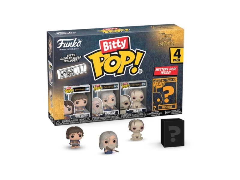 FUNKO Bitty POP! Figūrėlių rinkinys: The Lord of the Rings, ~3 cm (4 vnt.)