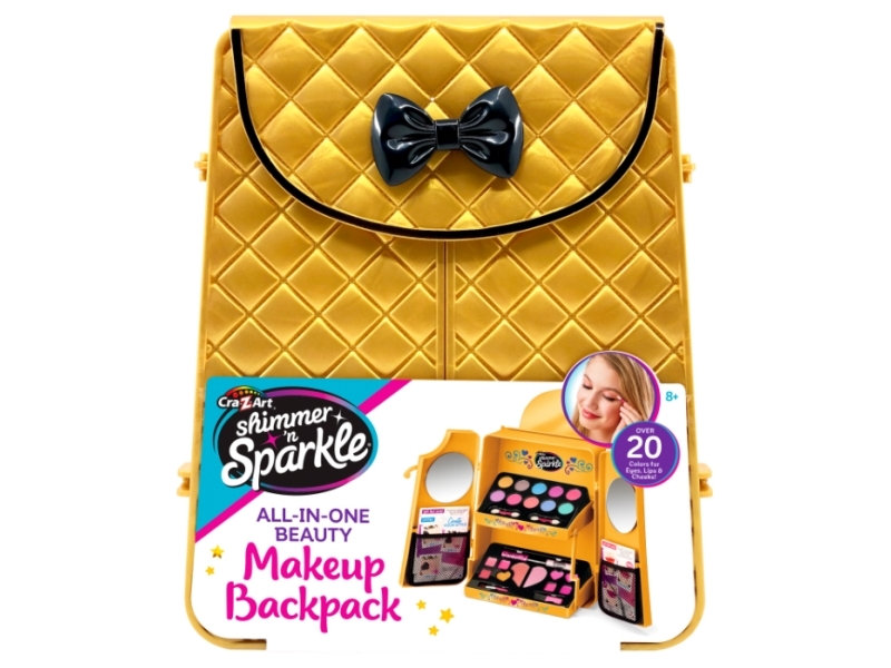 SHIMMER N SPARKLE COSMETIC BACKPACK GOLD | Leksaker - Figurer & Dockor | GameStuff