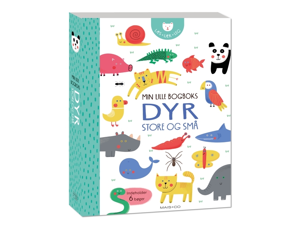 Meine Kleine Bücherbox Tiere – Groß Und Klein | Sprache: Dänish