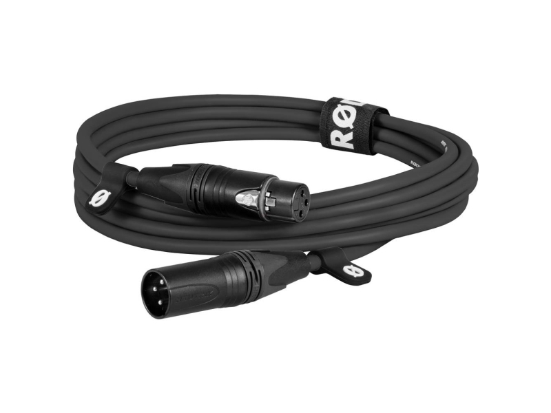 RØDE XLR3M, XLR, Hankjønn, XLR, Hunkjønn, 3 m, Svart