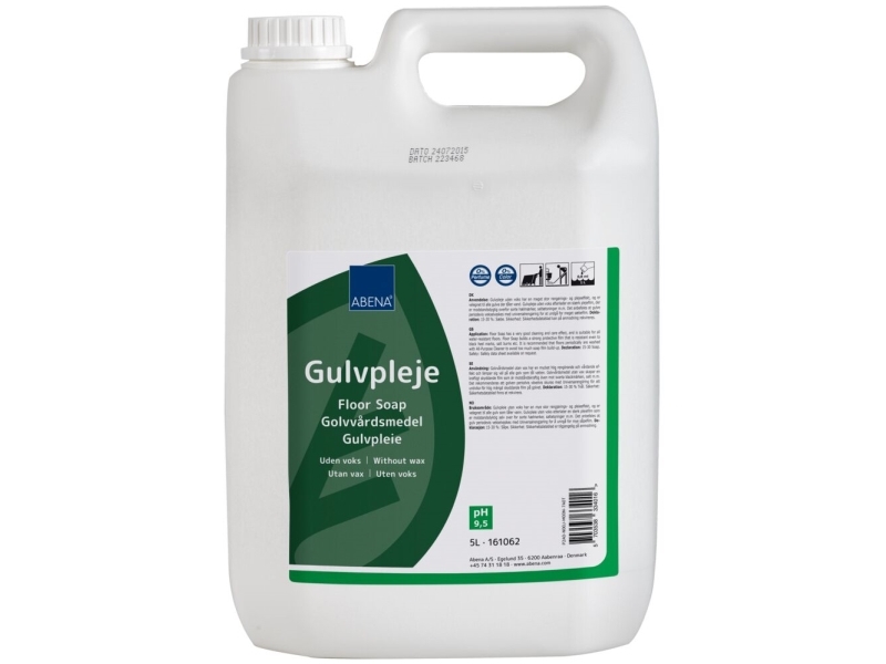 Gulvpleje, Abena, 5 L, Uden Voks - (2 Stk.)