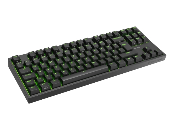 Gaming Keyboard Genesis Thor 404 Tkl De Rgb Backlighting Mekanisk Sort Kailh Box Brun
