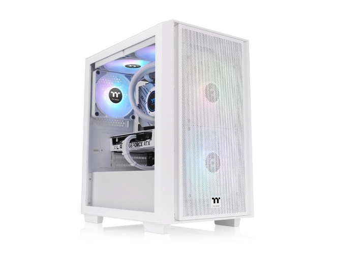 Thermaltake Versa H16 Tg Argb, Micro Tower, Pc, Weiß, Micro Atx, Mini-Itx, Spcc, 17,5 Cm