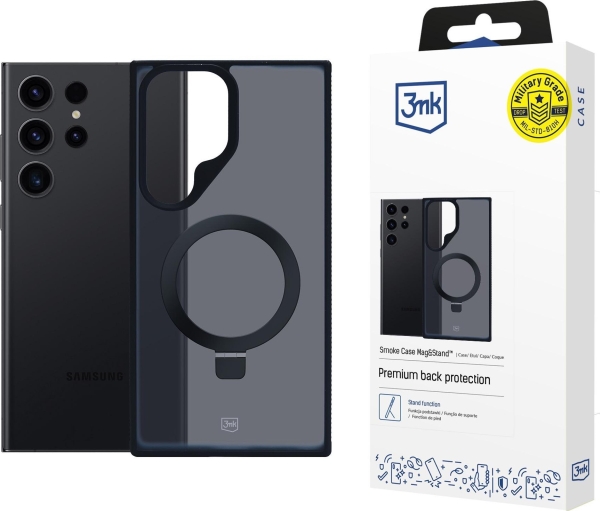 Samsung Galaxy S24 Ultra - 3Mk Smoke Case Mag&Amp Amp Stand