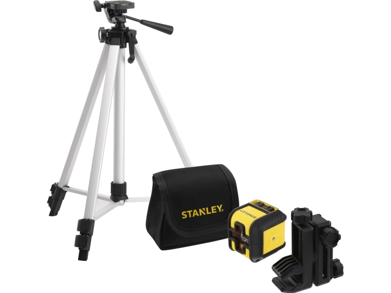 STANLEY laser kryss CUBIX röd 12 m + stativ + väska | Verktyg & Verkstad - För verkstaden - Mätinstrument | GameStuff