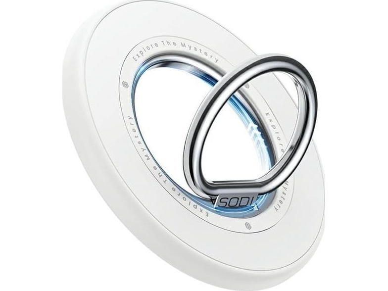 Beline Sodi Doppelseitiger Magnetischer Ring Stand Bm-350 Weiß/Weiß Magsafe