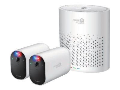 Homeguard Smart Deterrence - NVR + kamera(/or) - växelströmsdriven, batteridriven - 8 kanaler - 2 kameror - CMOS | Foto och video - Videoövervakning - Övervakningstillbehör | GameStuff