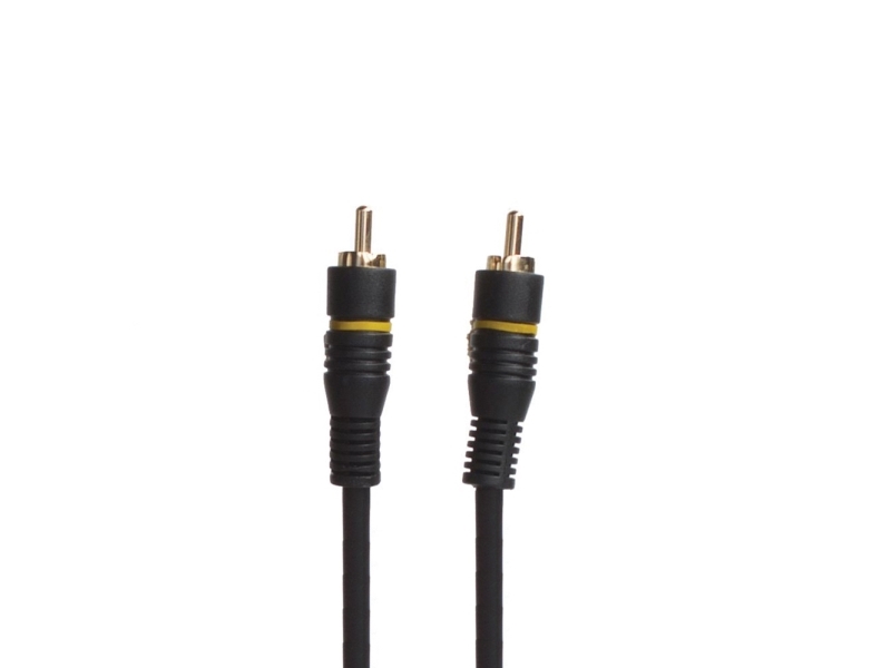 Sinox Composite Video Kable. 10M. Sort