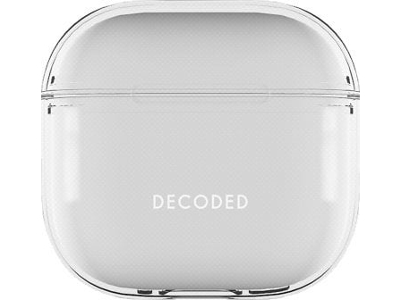 Decoded Silicone Aircase - skyddande silikonfodral för AirPods 4:e generationen (transparent) | TV, Ljud & Bild - Övriga tillbehör - Headset tillbehör | GameStuff