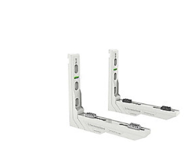 XL100 plus vægkonsol, plast. Bæreevne 100 kg inkl. Vibrationsdæmpere