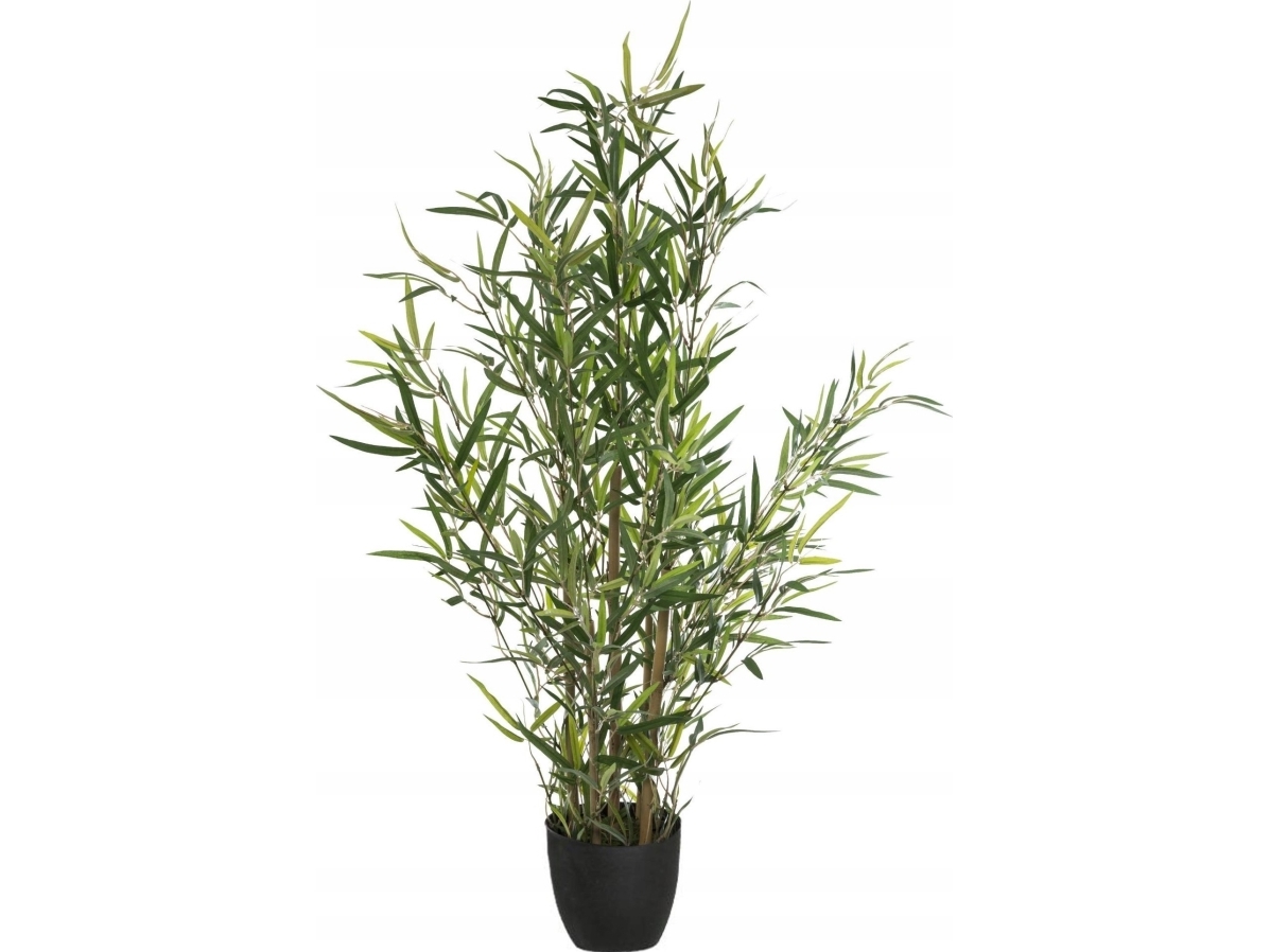Atmosphera Keinotekoinen BAMBUS kasvi, musta ruukku, 90 cm