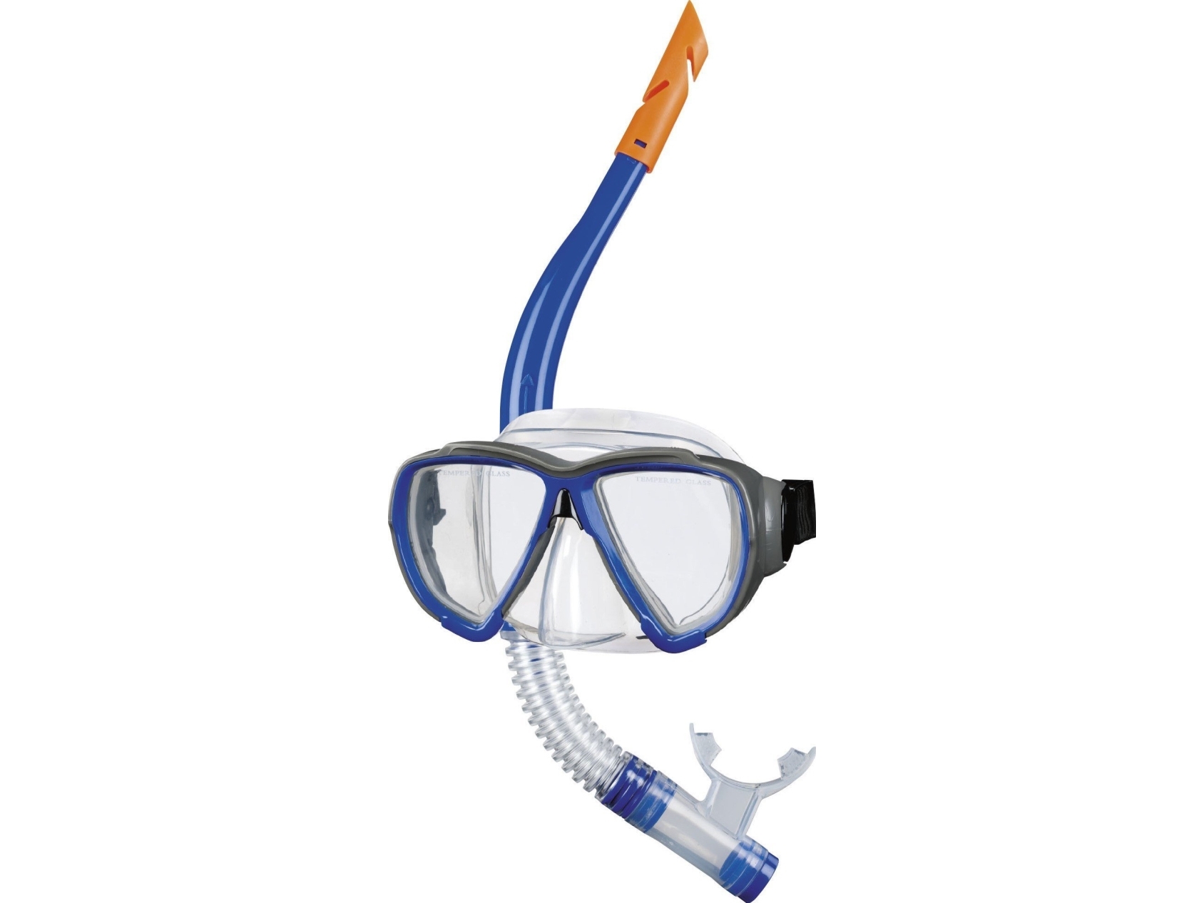 snorkelsett til voksne - Porto - Blå