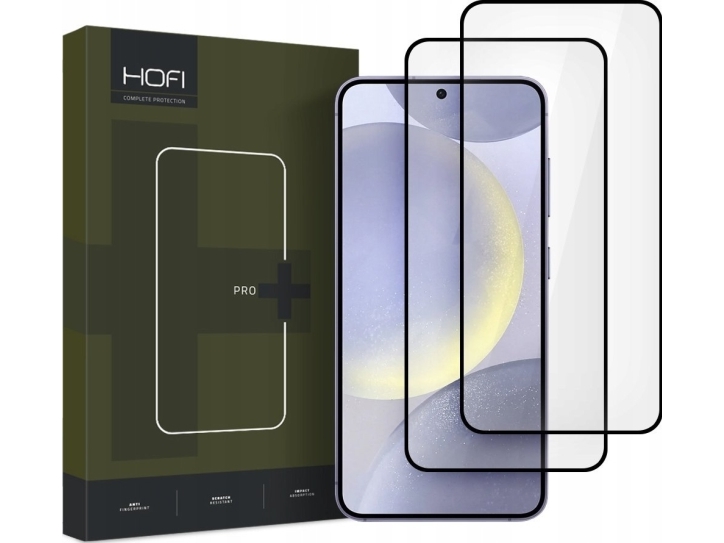 Hofi Hærdet Glas Til Samsung Galaxy S25 Glass Pro+ 2-Pack Black