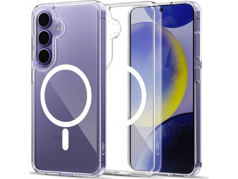 Tech-Protect Flexair Hybrid Magsafe Für Galaxy S25 Transparent