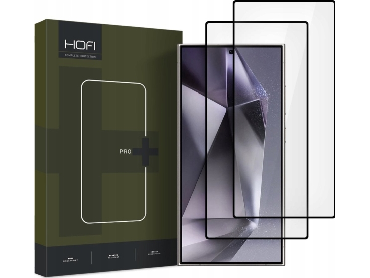 Hofi Glass Pro+ 2-Pack Galaxy S25 Ultra Black Hærdet Glas