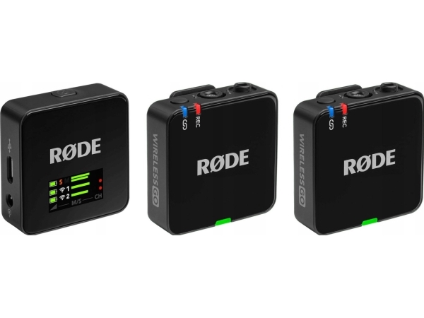 Rode Trådløs Mikrofon Wireless Go Gen 3 Sort