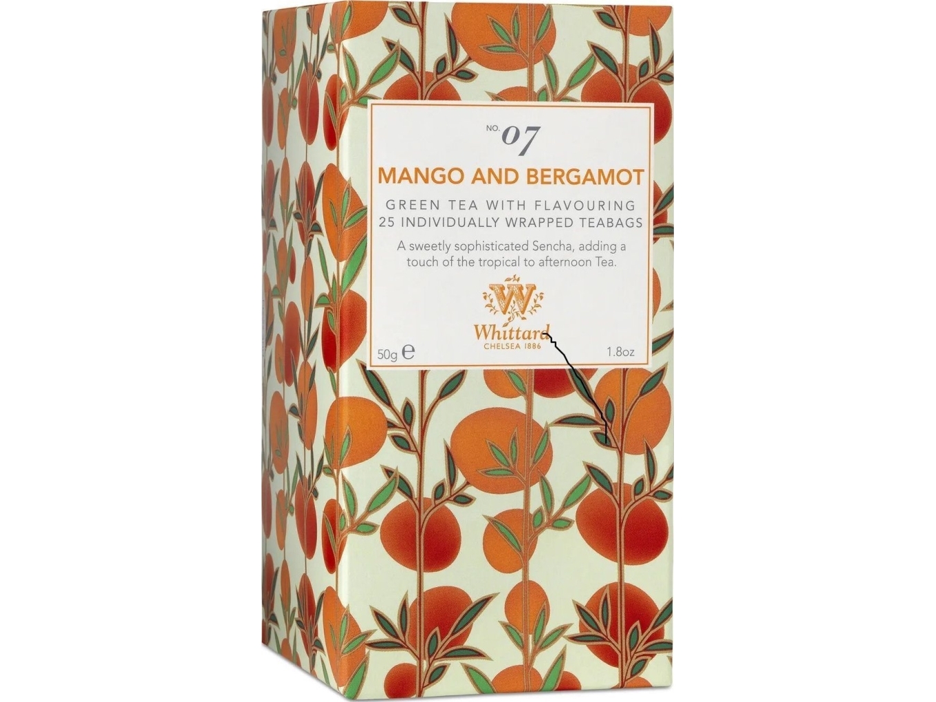 Tea Whittard of Chelsea Mango & Bergamot, 25 pcs.