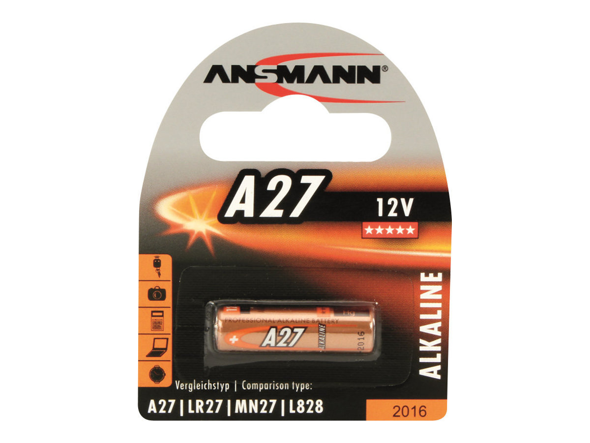 ANSMANN A27 - Batteri 27A - Alkaline