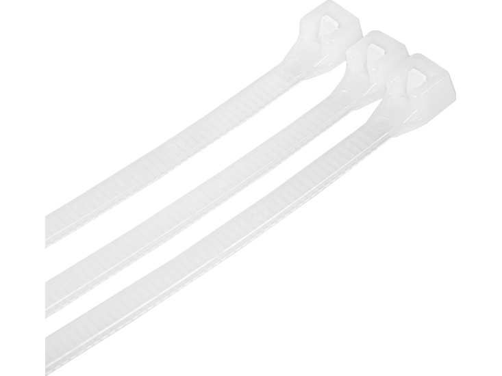 Specialist+ Nylon Cable Ties, White, 7.2X300 Mm, 50 Pcs