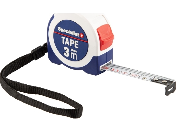 Specialist+ Ruletė Tape 3 M, 16 Mm