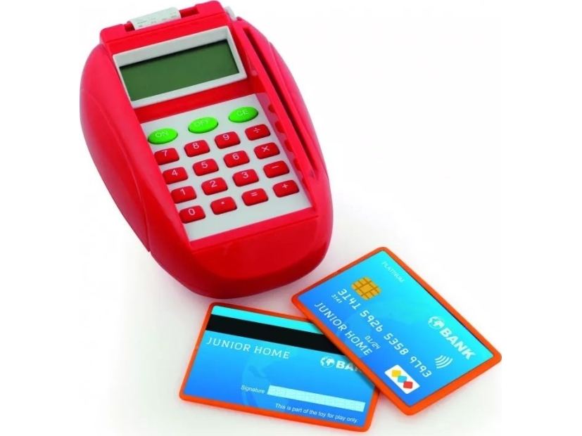 Junior Home Kreditkortsmaskin Batteridriven | Leksaker - Rollek - Musikleksaker | GameStuff
