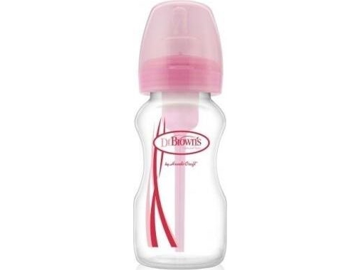 Dr. Brown’s sutteflaske 270 ml bred hals Options+ 2-pak pink