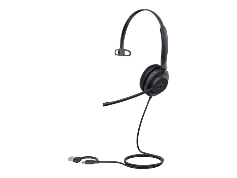 Yealink Uh35 Mono Uc Usb-C/A Headset, Kabelgebunden, 20 - 20000 Hz, Anrufe/Musik, 96,5 G, Kopfhörer, Schwarz