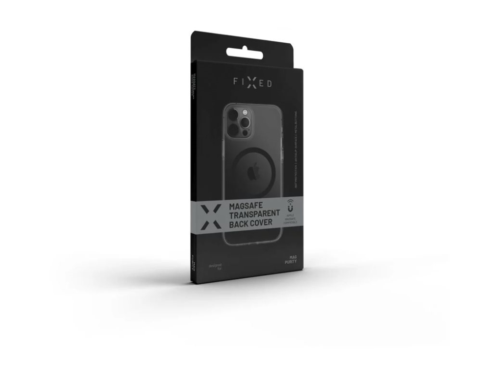 Gehäuse Fixed Fixed | Magpurity | Back Cover | Apple | Iphone 16 | Tpu | Klar Schwarz