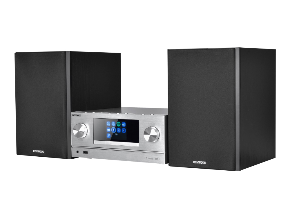 Kenwood M-9000S - Mikrosystem - 2 x 50 Watt - silver | TV, Ljud & Bild - Stereo - Mikro & Mini stereo | GameStuff