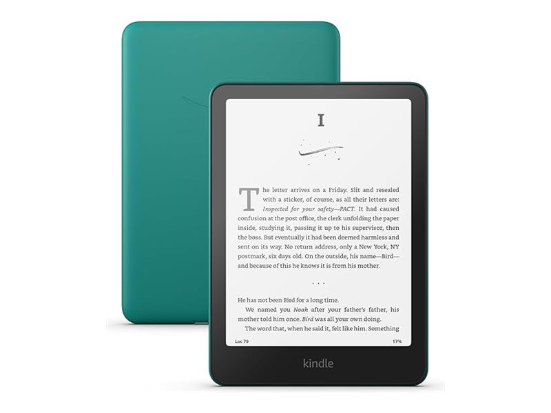 Amazon Kindle Paperwhite - 12:e generation - eBook-läsare - 16 GB - 7 monokrom Paperwhite - pekskärm - Bluetooth, Wi-Fi - jade - annonser stöds på låsskärm | TV, Ljud & Bild - Bärbart ljud & Bild - Läsplattor | GameStuff