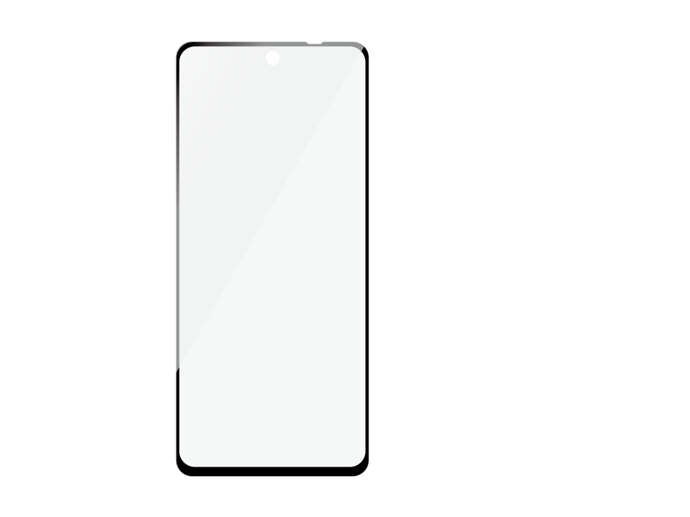 SAFE. by PanzerGlass - Skærmbeskytter for mobiltelefon - ultrabred pasform - glas - rammefarve sort - for Motorola Moto G14, G54