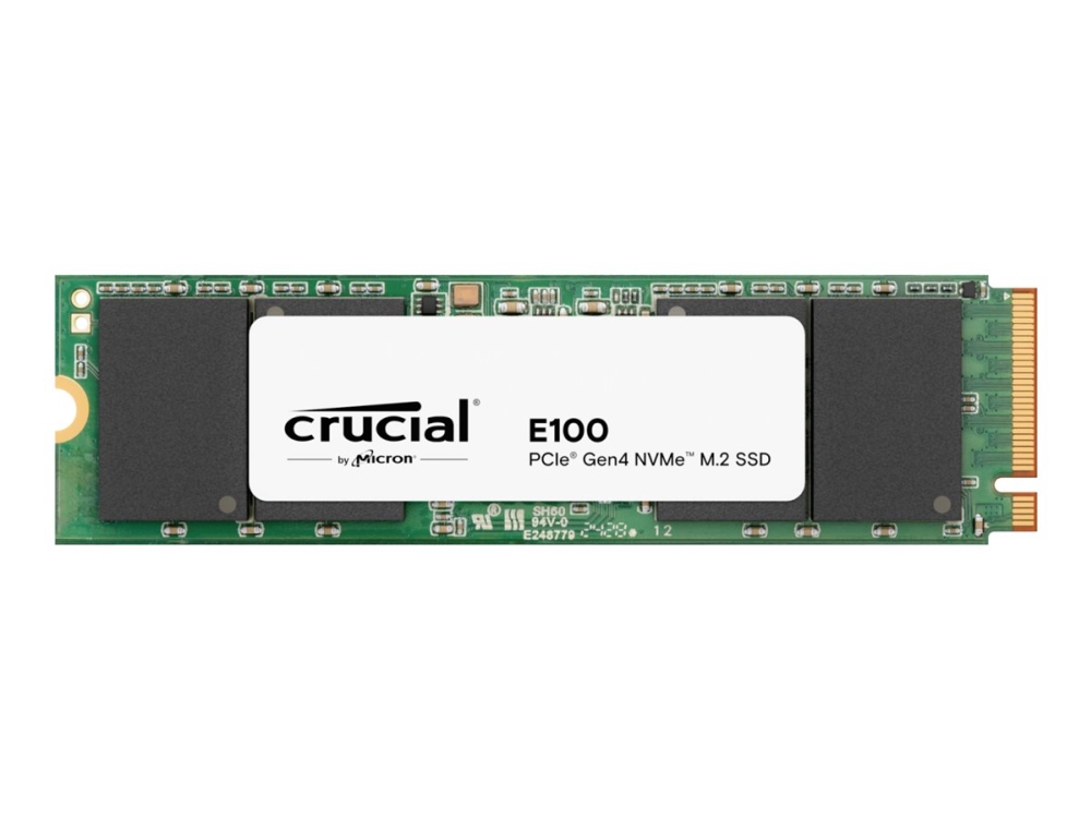 Crucial E100 - SSD - 480 GB - inbyggd - M.2 2280 - PCIe 4.0 x4 (NVMe) | Datorkomponenter - Hårddisk & Lagring - SSD | GameStuff