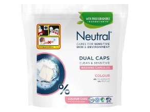Tvättkapslar Neutral Dual Caps Colour 24 st Svanenmärkta/Allergimärkta,5 pk x 24 st/krt | Rengöring - Rengöringsprodukter - Rengöringsmaskiner - Utrustning - Skrapor & Kvastar | GameStuff