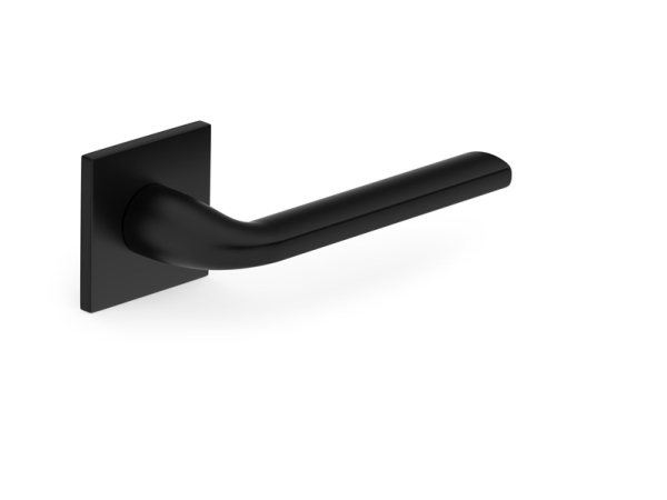 Metal-Bud Handle Door Bella Q Slim Black