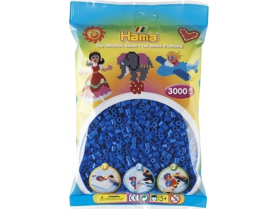 Hama midi pärlor 3000st ljusblå | Leksaker - Kreativitet - Pärlor | GameStuff