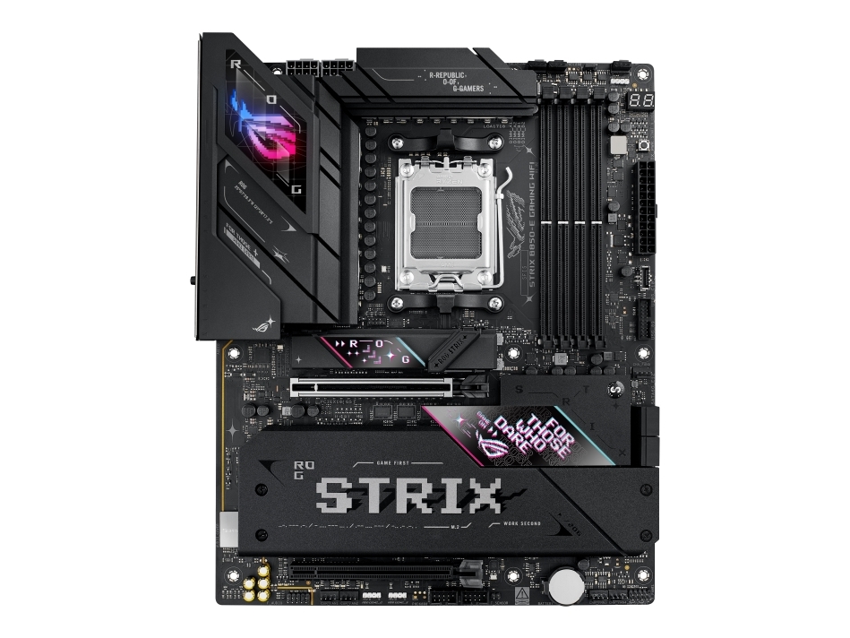 Asus Rog Strix B850 E Gaming Wifi Amd Sockel Am5 Amd Ryzen 7000 Serien Amd Ryzen 8000 Serien Amd Ryzen 9000 Serien Sockel Am5 Ddr5 Sdram 192