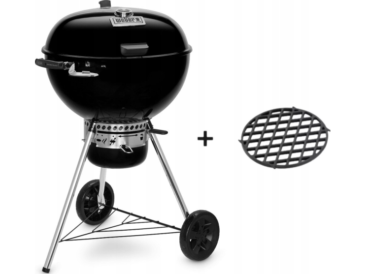 Weber Master-Touch GBS Premium E-5775, Grill, Träkol (bränsle), 1 zone(s), Vagn, Galler + platta, Svart | Trädgården - Grillar - Elgrillar | GameStuff